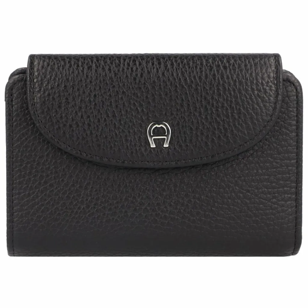 Damen AIGNER Geldbörse RFID Schutz Leder 14 cm
