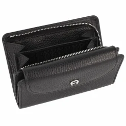 Damen AIGNER Geldbörse RFID Schutz Leder 14 cm