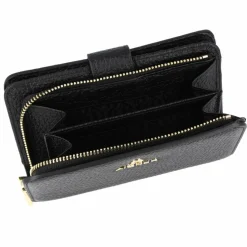 AIGNER Damengeldbörsen Querformat<Ivy Geldbörse RFID Leder 14 cm black 1 1