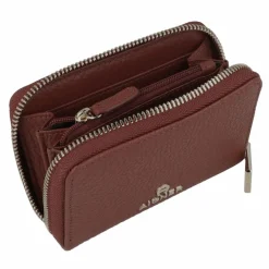 Clearance AIGNER Ivy Geldbörse RFID Schutz Leder 11.5 cm dark cognac