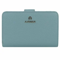Hot AIGNER Ivy Geldbörse RFID Leder 14 cm aquamarine blue