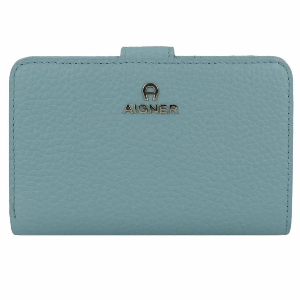Hot AIGNER Ivy Geldbörse RFID Leder 14 cm aquamarine blue