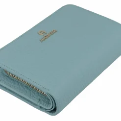 Hot AIGNER Ivy Geldbörse RFID Leder 14 cm aquamarine blue
