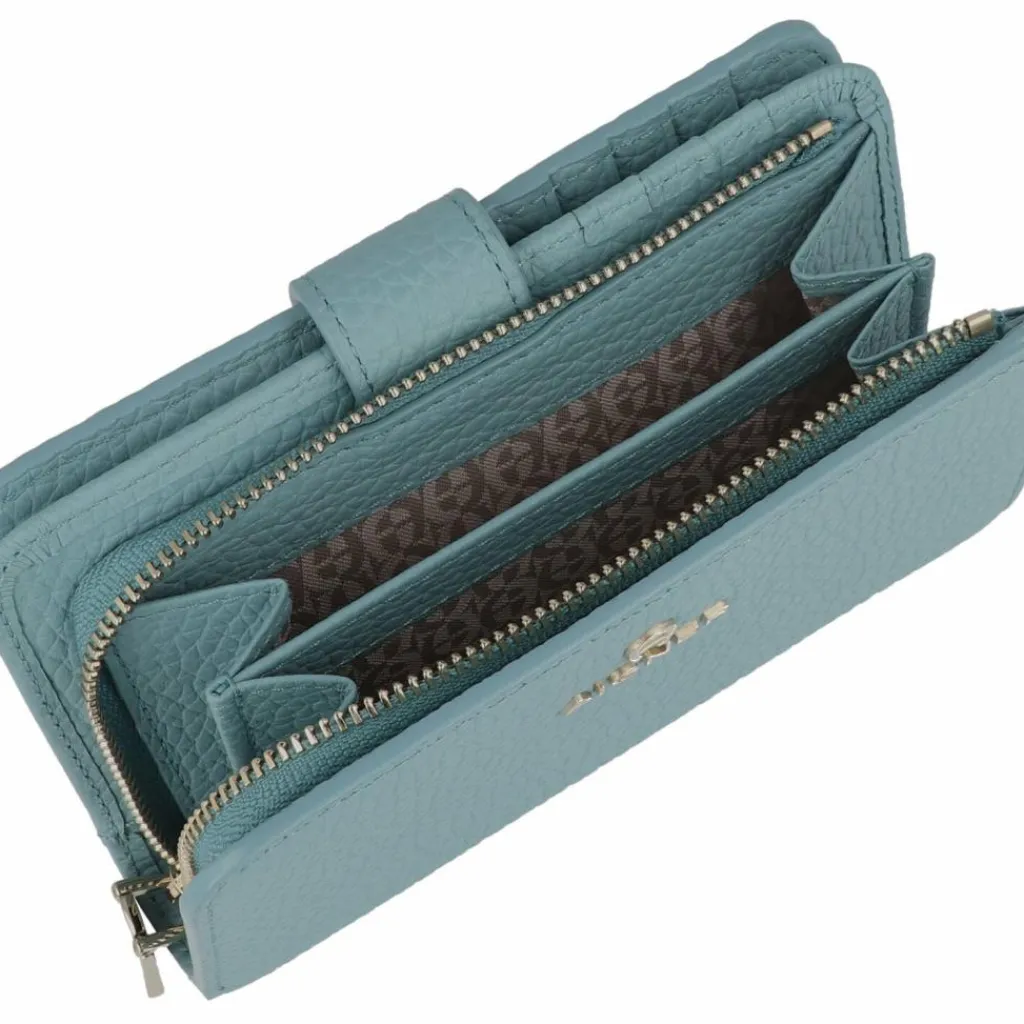 Hot AIGNER Ivy Geldbörse RFID Leder 14 cm aquamarine blue