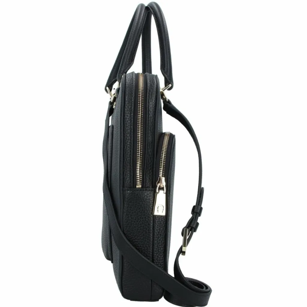 AIGNER Laptoptaschen|Aktentaschen<Ivy Laptoptasche Leder 29 cm black
