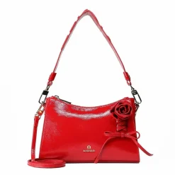 AIGNER Schultertaschen<Ivy Schultertasche Leder 24 cm lipstick red