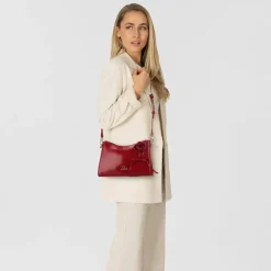 AIGNER Schultertaschen<Ivy Schultertasche Leder 24 cm lipstick red