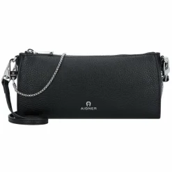 AIGNER Schultertaschen<Ivy Schultertasche Leder 25 cm black 1