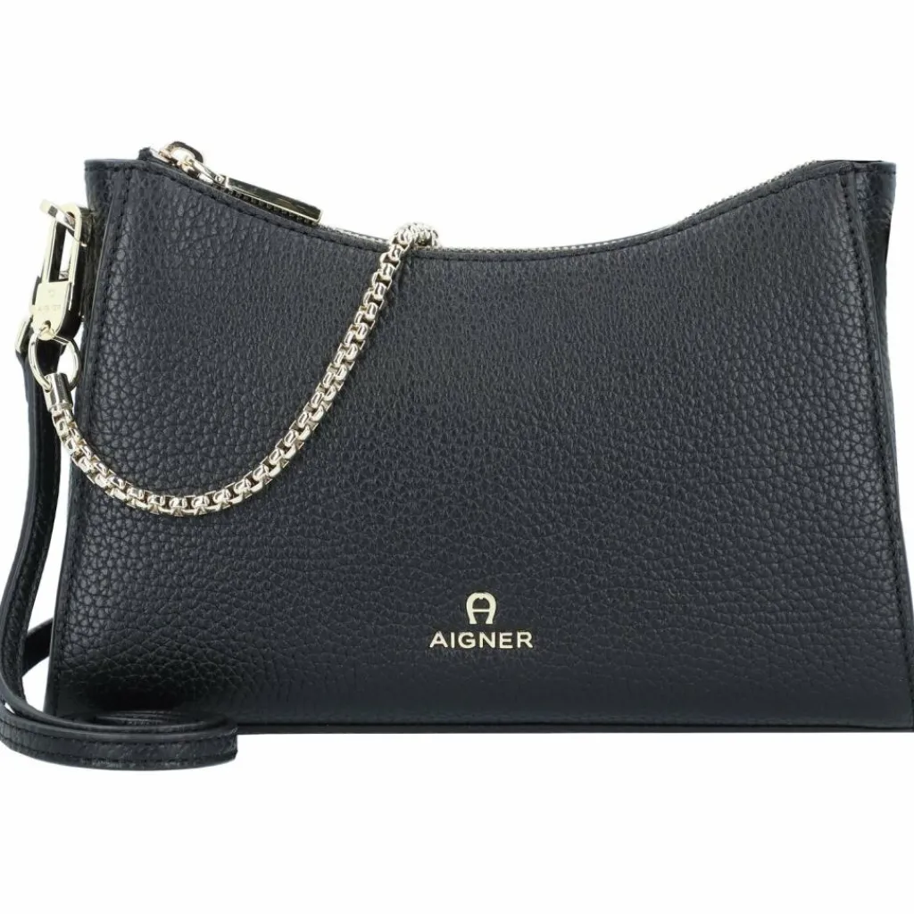 Online AIGNER Ivy Schultertasche Leder 23 cm black1