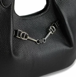 AIGNER Joan Handtasche Leder 33 cm black