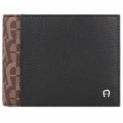 AIGNER Herrengeldbörsen Querformat<Logo Geldbörse RFID Leder 11 cm fango