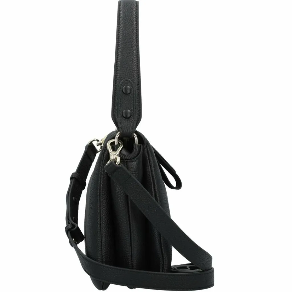 AIGNER Schultertaschen<Mara Schultertasche Leder 26 cm black