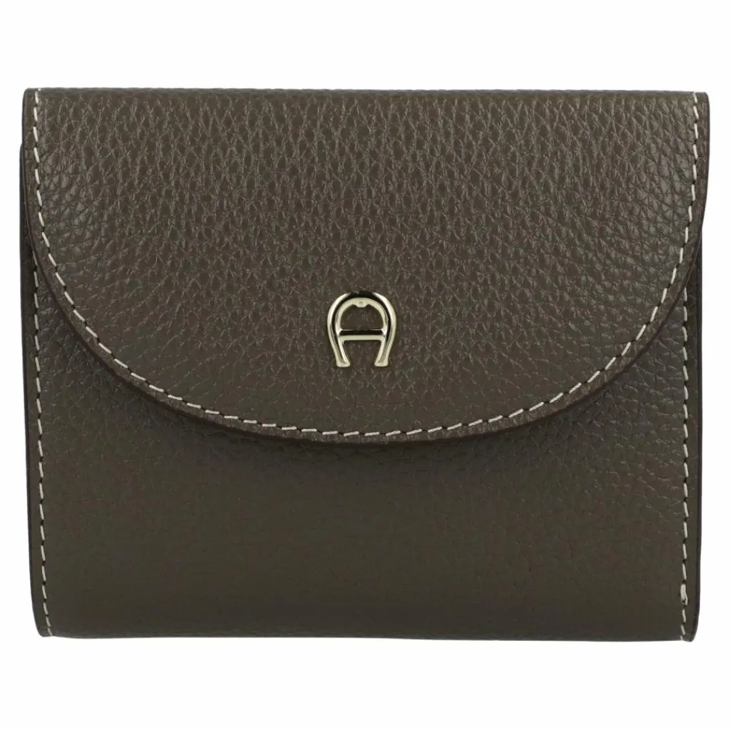 AIGNER Miranda Geldbörse RFID Schutz Leder 11 cm acacia brown
