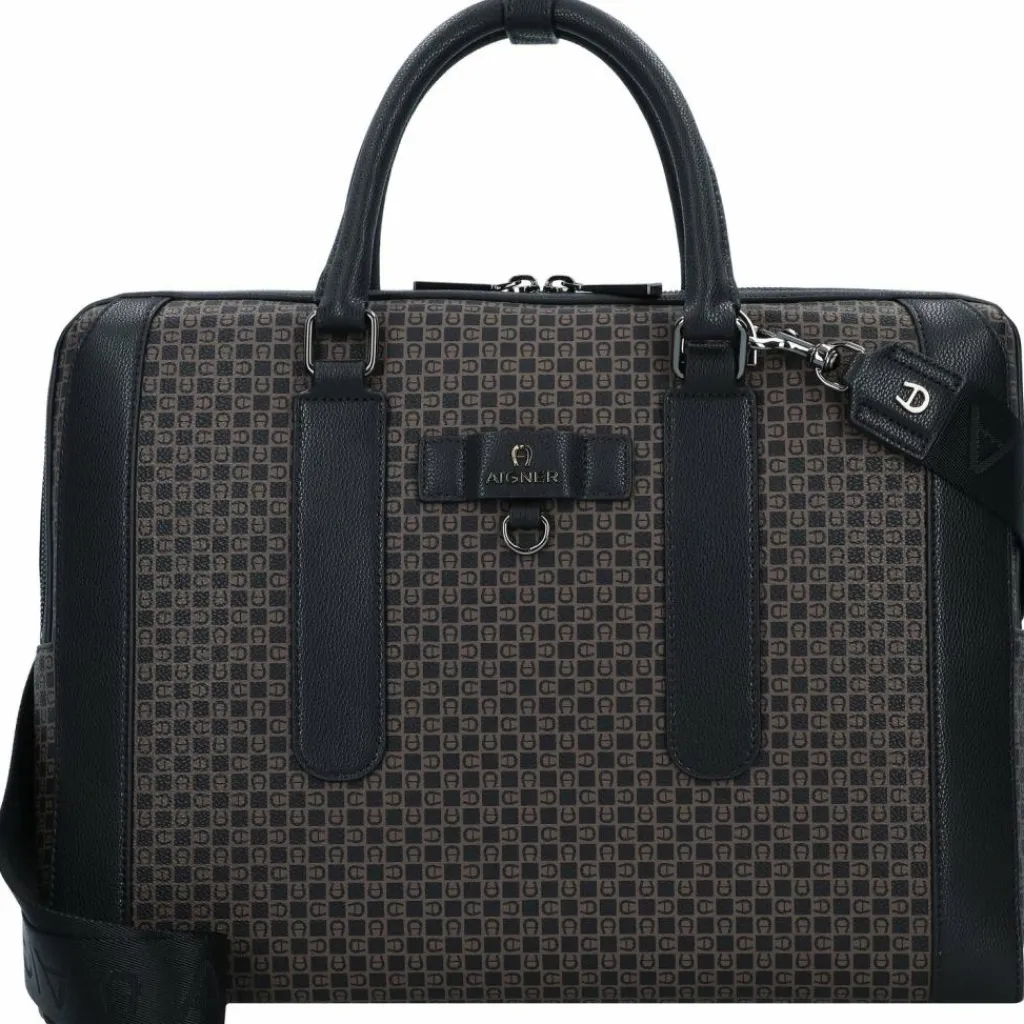AIGNER Laptoptaschen|Aktentaschen<The Core Aktentasche 37 cm Laptopfach dadino brown