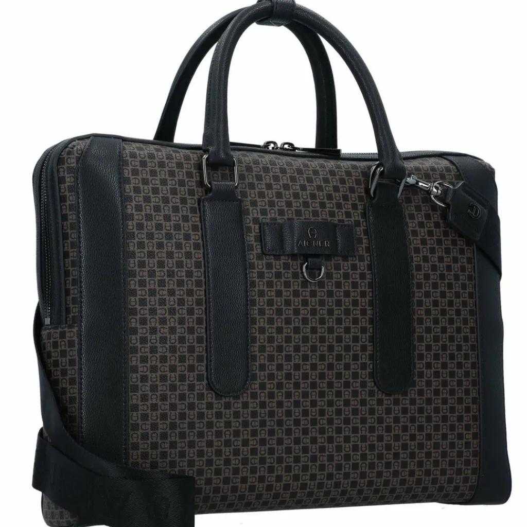 AIGNER Laptoptaschen|Aktentaschen<The Core Aktentasche 37 cm Laptopfach dadino brown
