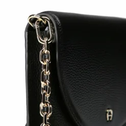 AIGNER Umhängetasche RFID Schutz Leder 20 cm