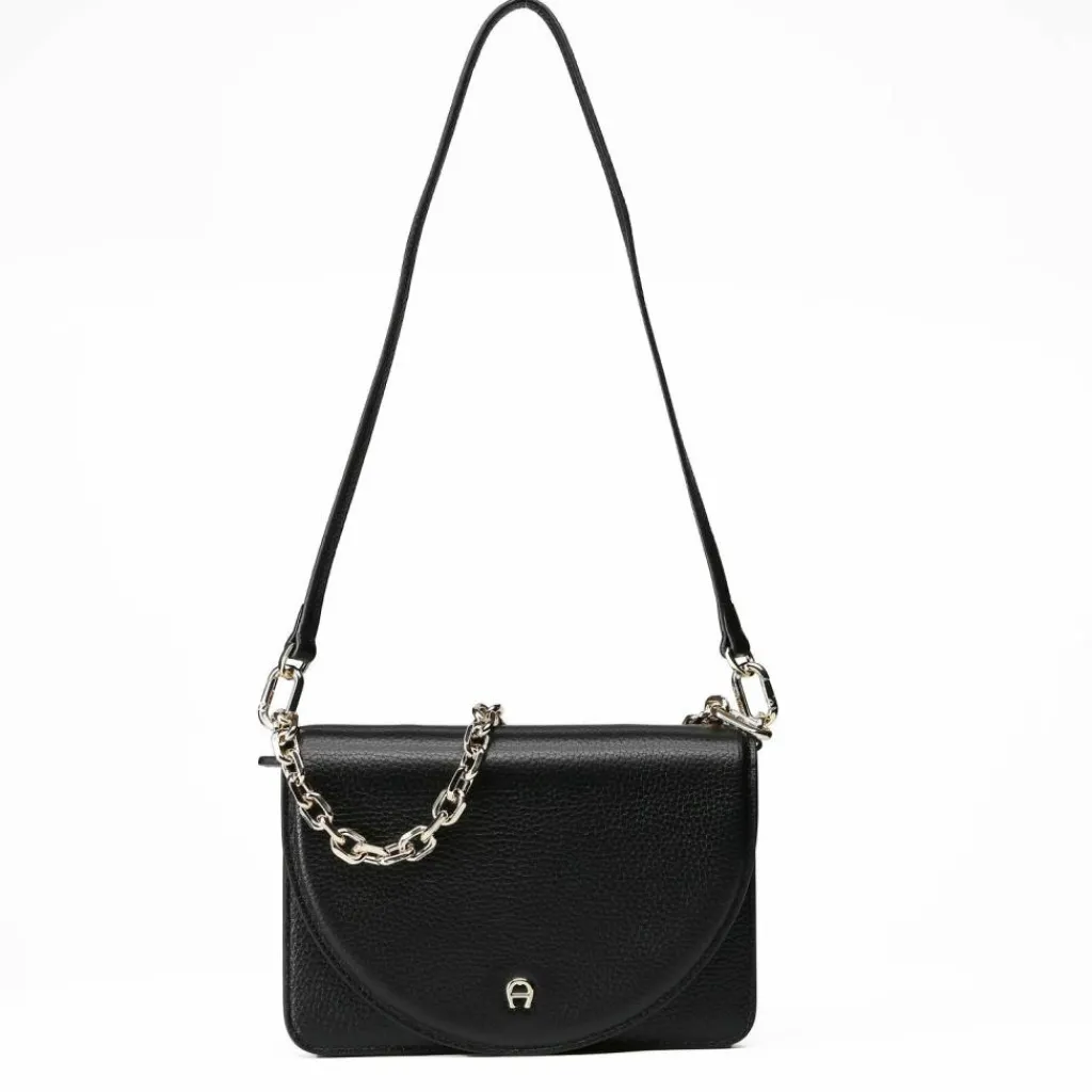 AIGNER Umhängetasche RFID Schutz Leder 20 cm