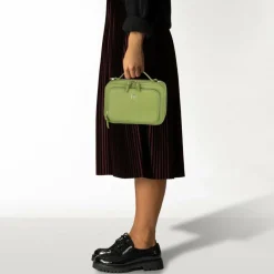 Clearance AIGNER Zita Handtasche Leder 22 cm pistachio green