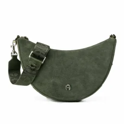 Outlet AIGNER Zita Umhängetasche Leder 30 cm dark olive
