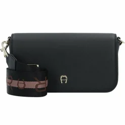 AIGNER Umhängetaschen<Zita Umhängetasche Leder 22 cm black coloured