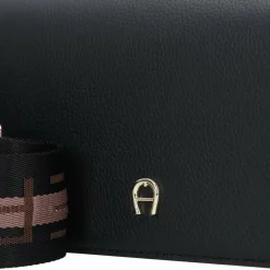 AIGNER Umhängetaschen<Zita Umhängetasche Leder 22 cm black coloured