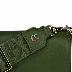 AIGNER Umhängetaschen<Zita Umhängetasche Leder 23 cm dark olive