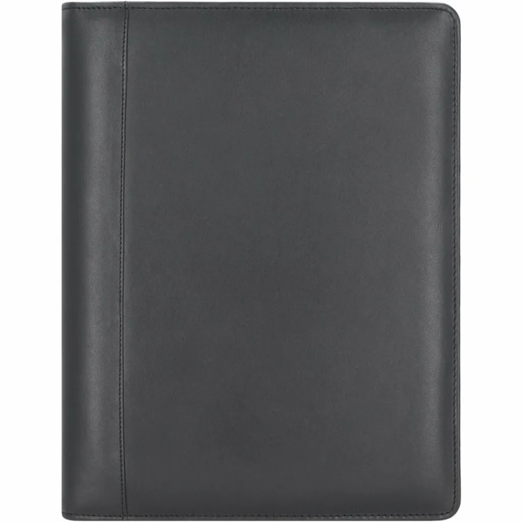 Hot Alassio Bosa Schreibmappe Leder 35 cm schwarz