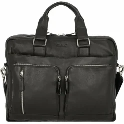 Alassio Laptoptaschen|Aktentaschen<Campo Aktentasche Leder 42 cm Laptopfach schwarz