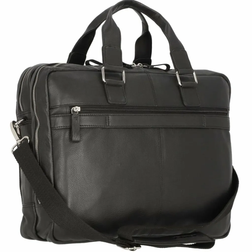 Alassio Laptoptaschen|Aktentaschen<Campo Aktentasche Leder 42 cm Laptopfach schwarz