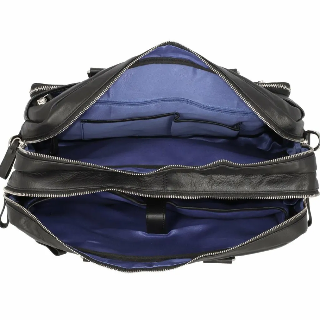 Alassio Laptoptaschen|Aktentaschen<Campo Aktentasche Leder 42 cm Laptopfach schwarz