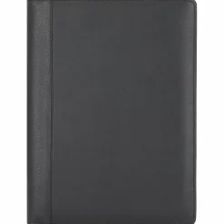 New Alassio Catana Schreibmappe Leder 33 cm schwarz