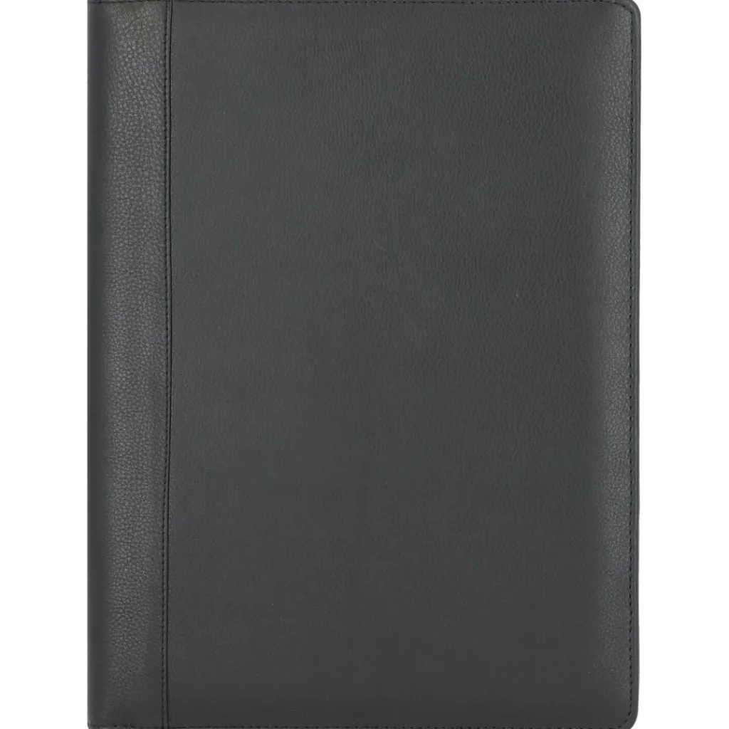 New Alassio Catana Schreibmappe Leder 33 cm schwarz