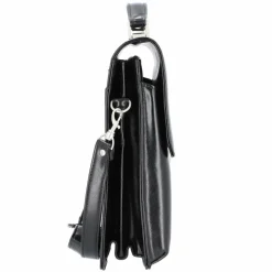 Alassio Laptoptaschen|Aktentaschen<Faenza Aktentasche Leder 40 cm Laptopfach schwarz