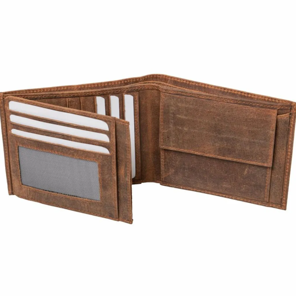 Alassio Herrengeldbörsen Querformat<Geldbörse Leder 12 cm braun