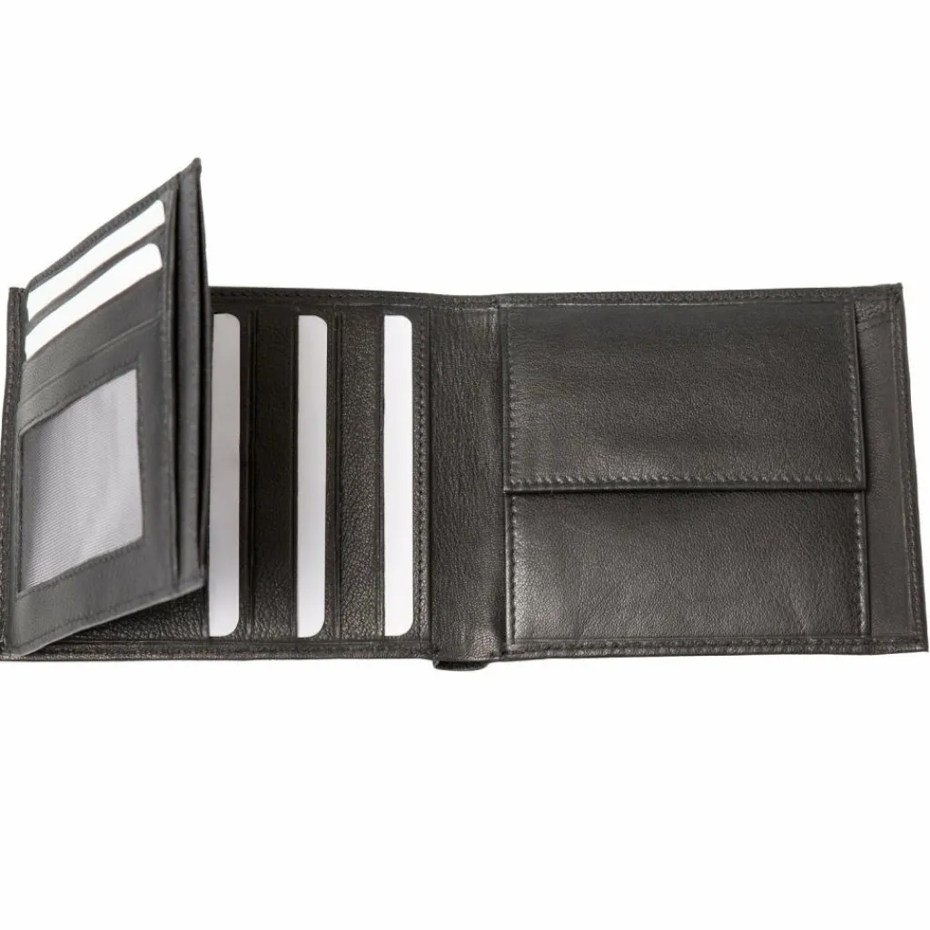 Alassio Herrengeldbörsen Querformat<Geldbörse Leder 12 cm schwarz