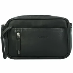 Alassio Kulturbeutel<Kulturbeutel Leder 24.5 cm schwarz