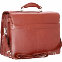 Alassio Laptoptaschen|Aktentaschen<Mocca Aktentasche Leder 38 cm Laptopfach cognac
