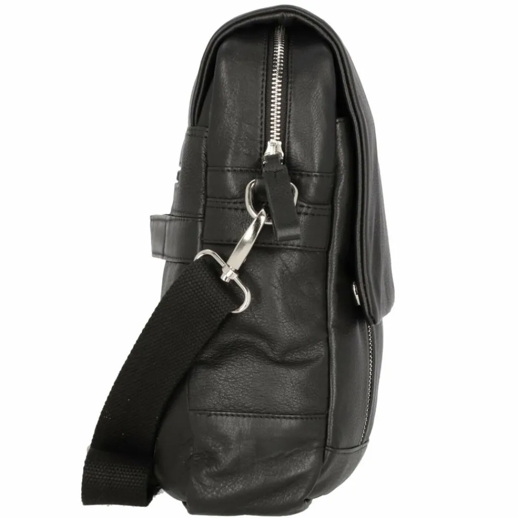 Online Alassio Oro Messenger Leder 38 cm Laptopfach schwarz