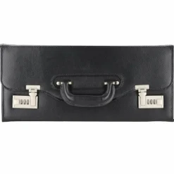 Alassio Pilotenkoffer Leder 45 cm Laptopfach schwarz