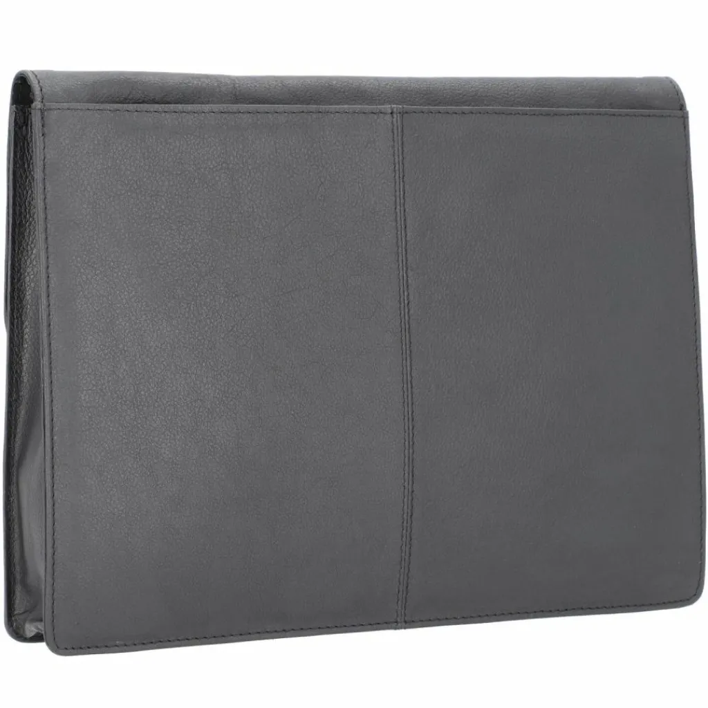 Alassio Mappen Aller Art<Tissano Aktenmappe Leder 34 cm schwarz