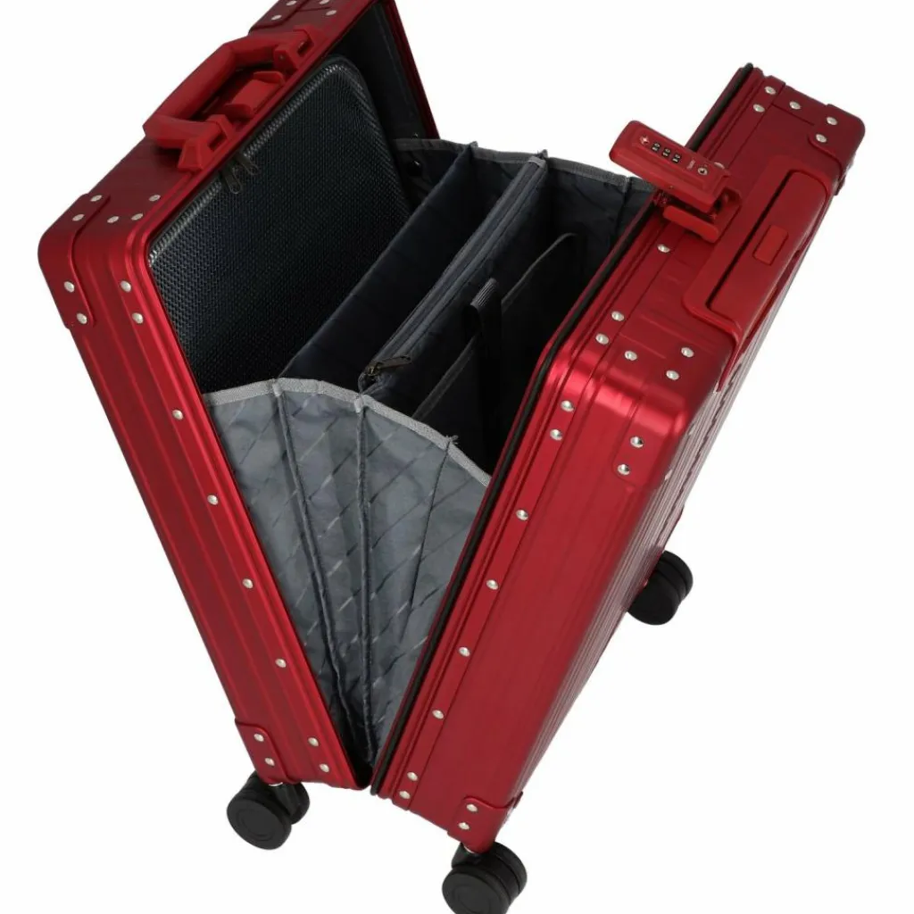 Clearance Aleon Business 4-Rollen Businesstrolley 55 cm ruby