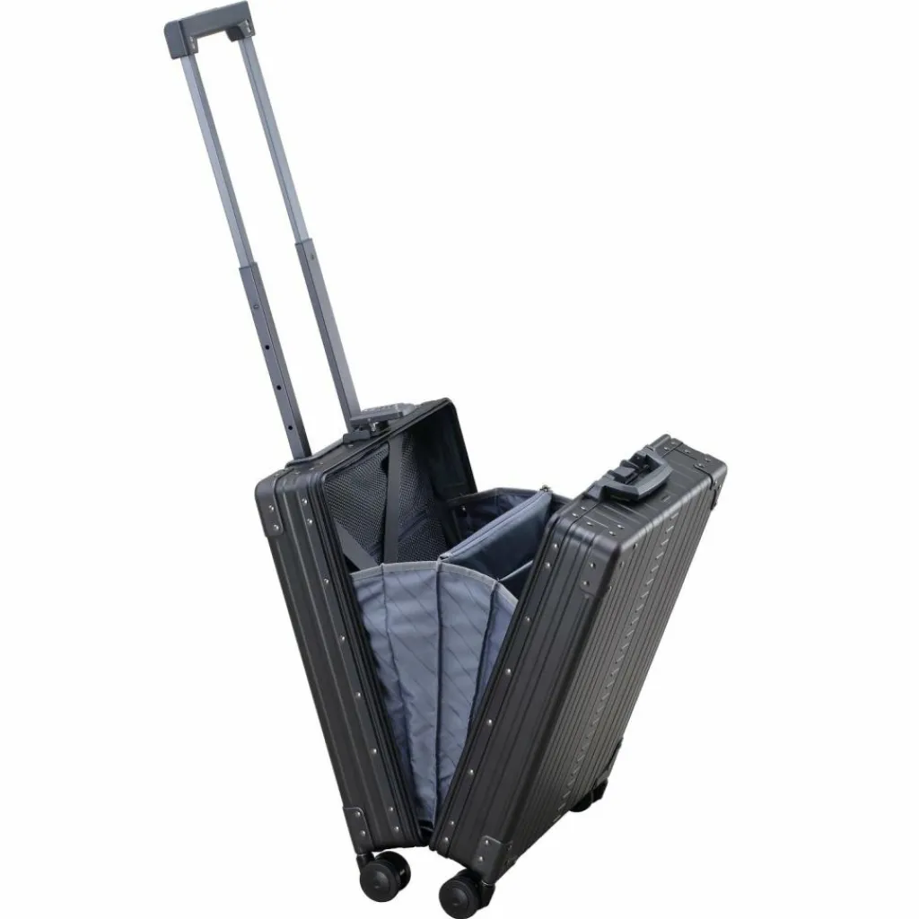 Aleon Business 4-Rollen Businesstrolley 55 cm schwarz