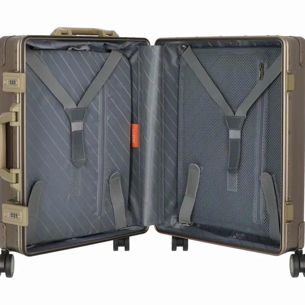 Aleon Hartgepäck Kabinengepäck|4-Rollen Kabinentrolleys<Traveler International 4-Rollen Kabinentrolley 55 cm bronce