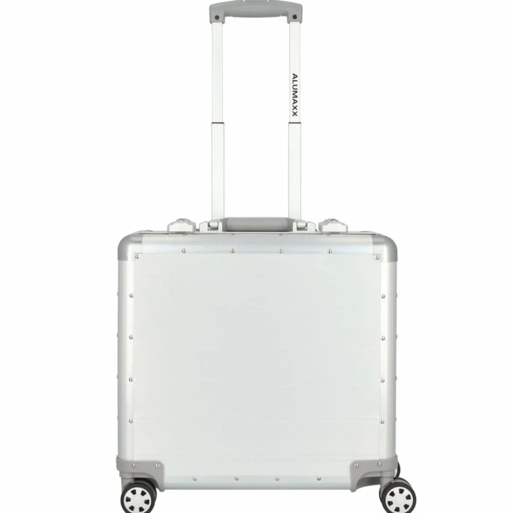 Online Alumaxx Gemini 4-Rollen Pilotenkoffer 42,5 cm Laptopfach silber matt