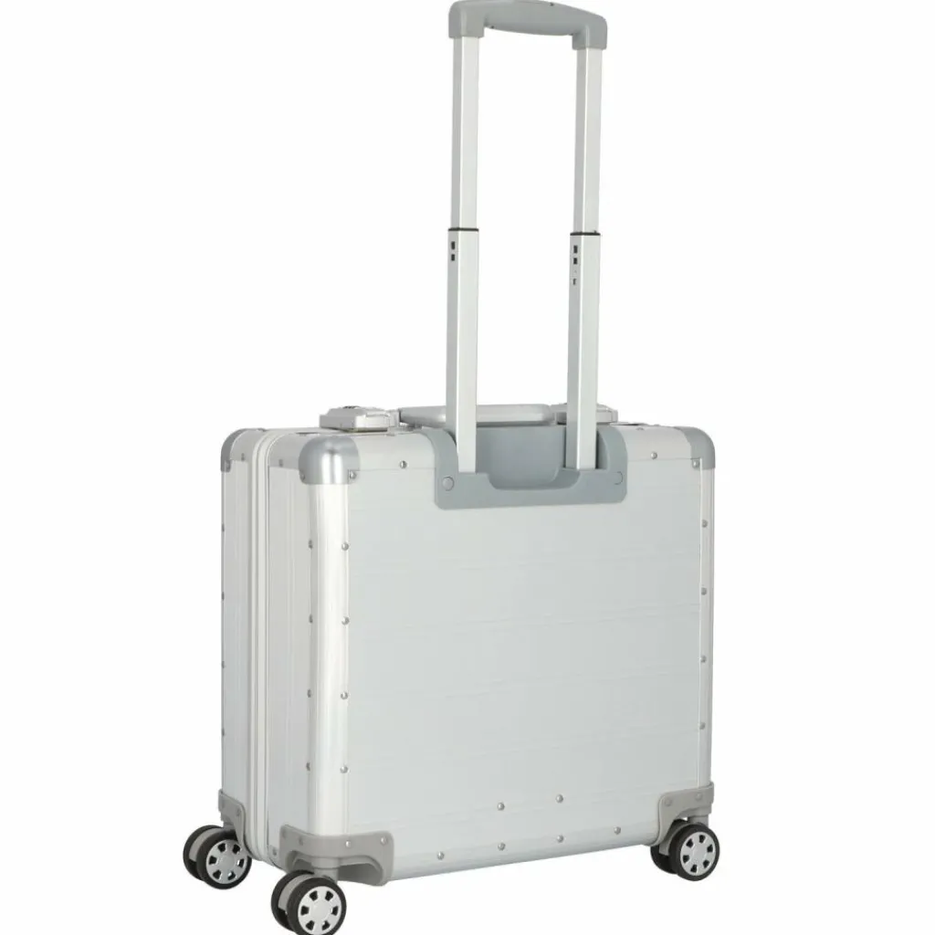 Online Alumaxx Gemini 4-Rollen Pilotenkoffer 42,5 cm Laptopfach silber matt