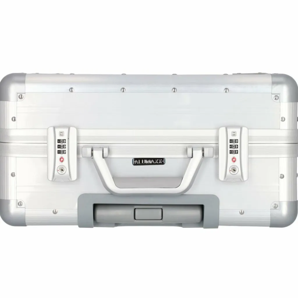 Online Alumaxx Gemini 4-Rollen Pilotenkoffer 42,5 cm Laptopfach silber matt