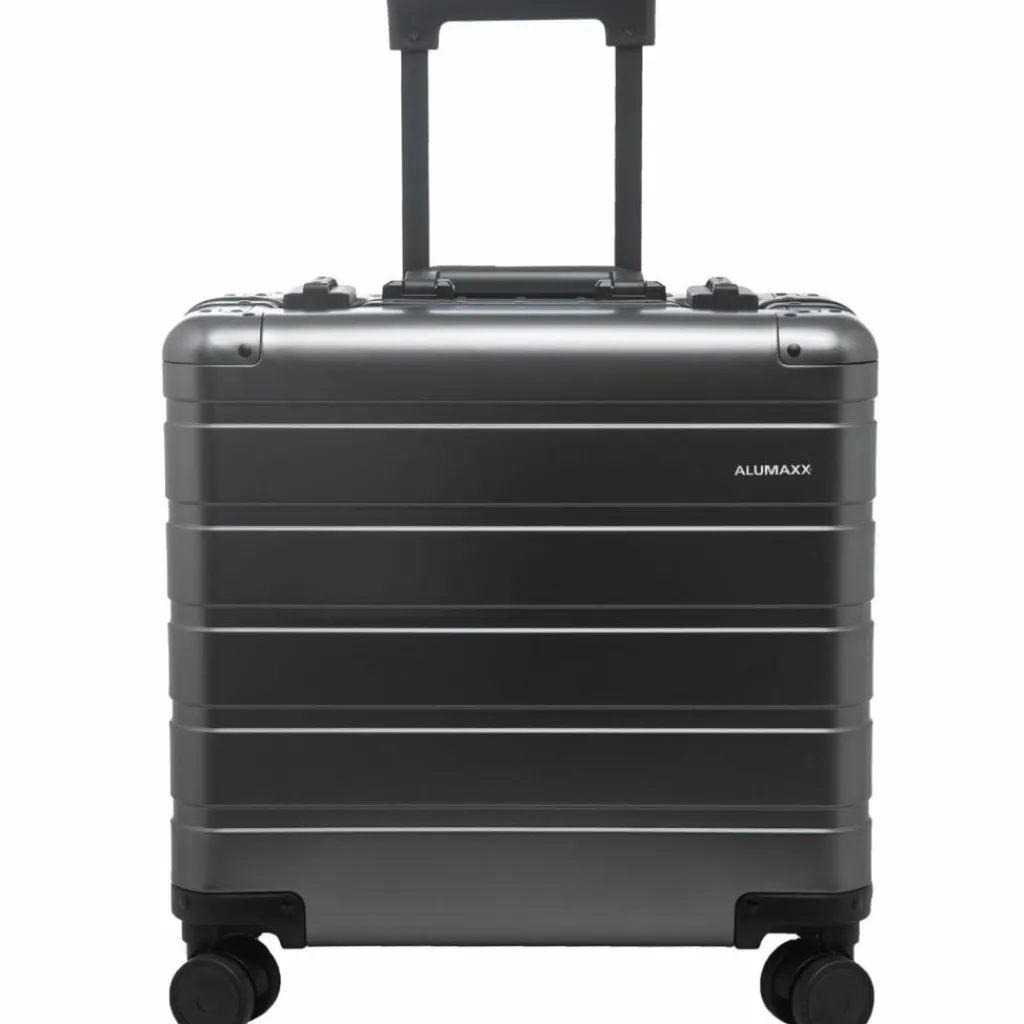 Alumaxx Laptoptaschen|Businesstrolleys Ohne Laptopfach<Gravity 4 Rollen Pilotentrolley 44 cm Laptopfach grau