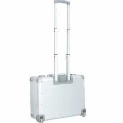 New Alumaxx 2-Rollen Businesstrolley Laptopfach 37 cm silber matt