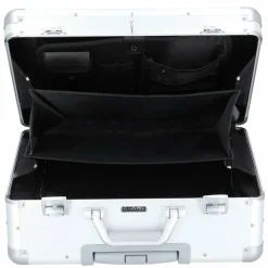 New Alumaxx 2-Rollen Businesstrolley Laptopfach 37 cm silber matt