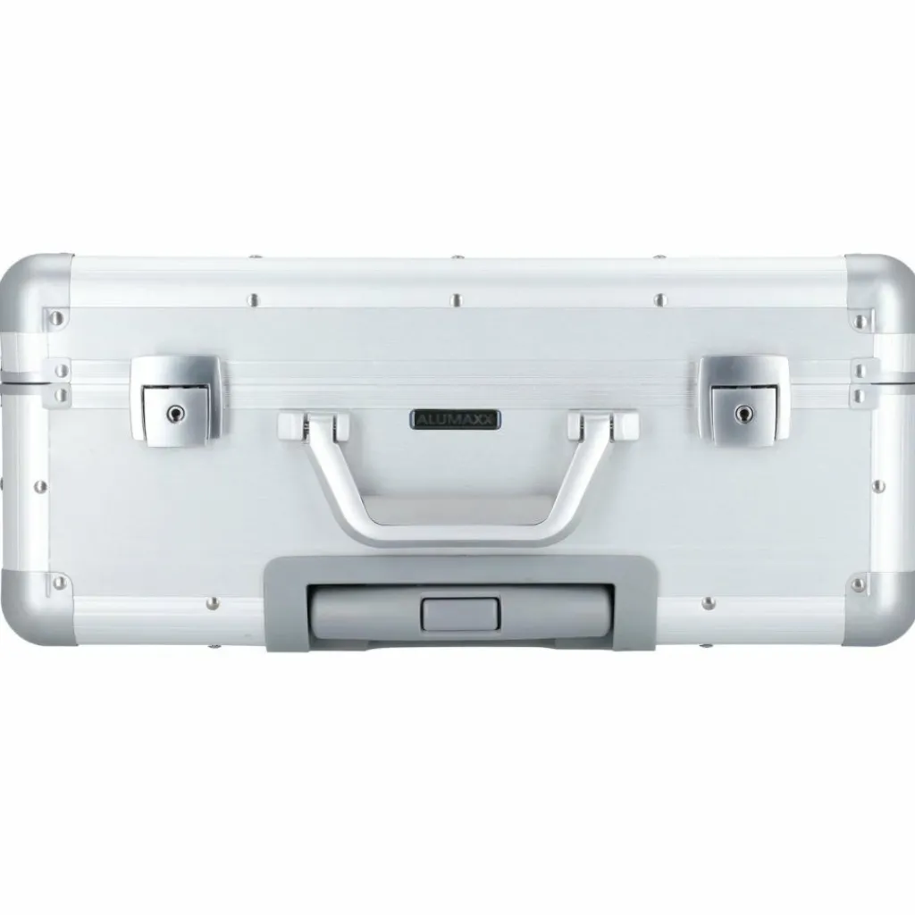 New Alumaxx 2-Rollen Businesstrolley Laptopfach 37 cm silber matt